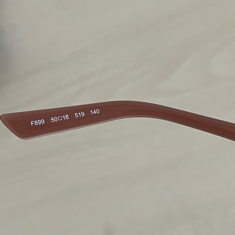 FENDI Readers Cranberry Cat Eye Silver FF Logo Non Prescription Case COA BNWOT - Picture 11 of 14